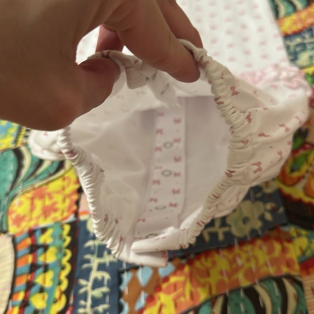 NWT Magnolia Baby Ruffle Converter Gown size Newborn 🎀🎀🎀🎀🎀 - Picture 6 of 8